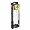 SPAAS 4 Ivory Dinner Candles