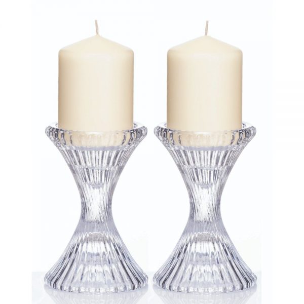 Ella Pillar Candleholder Height 15.5cm