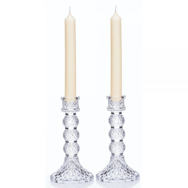 Sophie Candlestick Pair  H16.5cm