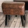 Faux Leather Coca Cola Gym Style Bench 48x22x50cm