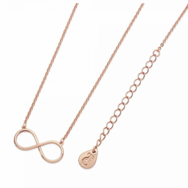 Simple Infinity Pendant Rose Gold