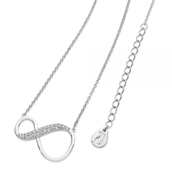 8 Shape Infinity Pendant Silver