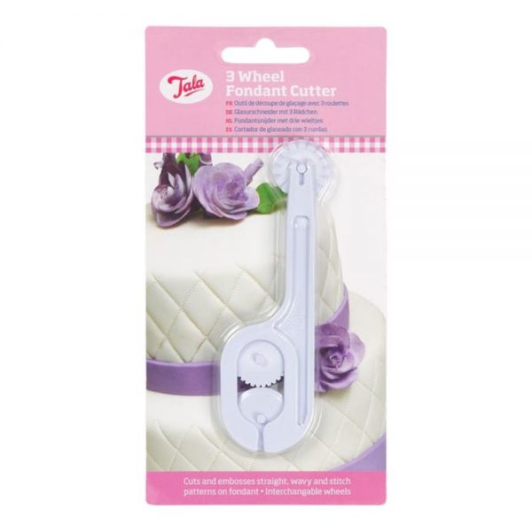 Three Wheel Fondant Cutter