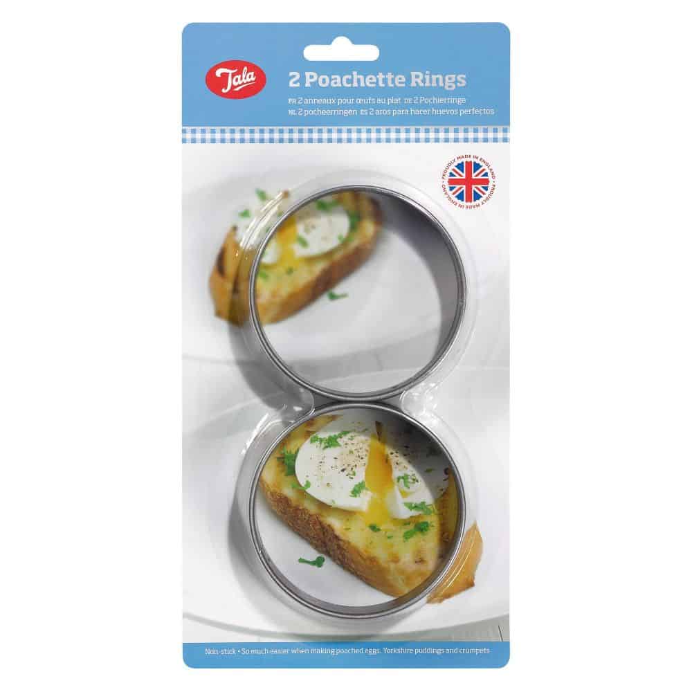 Set of Two Poachette Rings Non Stick Coated