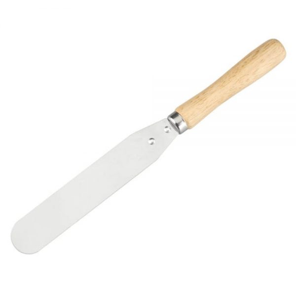 Wood Handle Icing Spatula