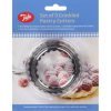 Pastry Cutters Crinkled Set Of 3 Stainless Steel