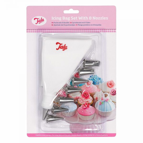 Icing Bag Set With 8 Nozzles