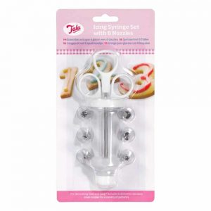 Icing Syringe Set With 6 Nozzles