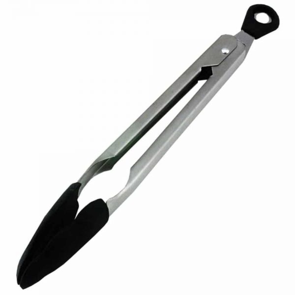 Stainless Steel Tongs With Silicone Head 23.5cm