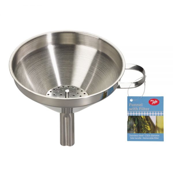 Tala 13CM Stainless Steel Funnel Removable Filter