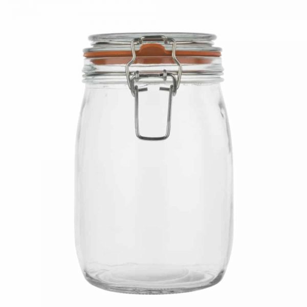 Airtight Lever Arm Storage Jar  950ml  - 2 lb