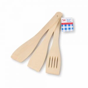 Set of 3 Beech Spatulas