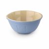 Blue Stoneware Mixing Bowl 30cm