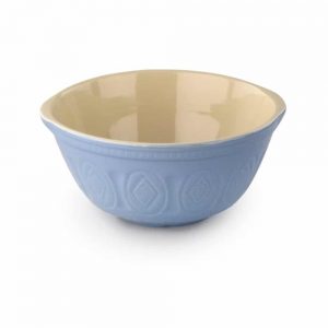 Blue Stoneware Mixing Bowl 30cm