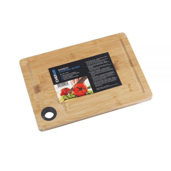 Chef Aid Bamboo Chopping Board 28 x 20 x 1.5cm