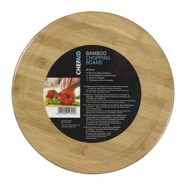 Chef Aid Bamboo 25cm Round Board