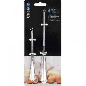 Set of 2 Carded Mini Whisks