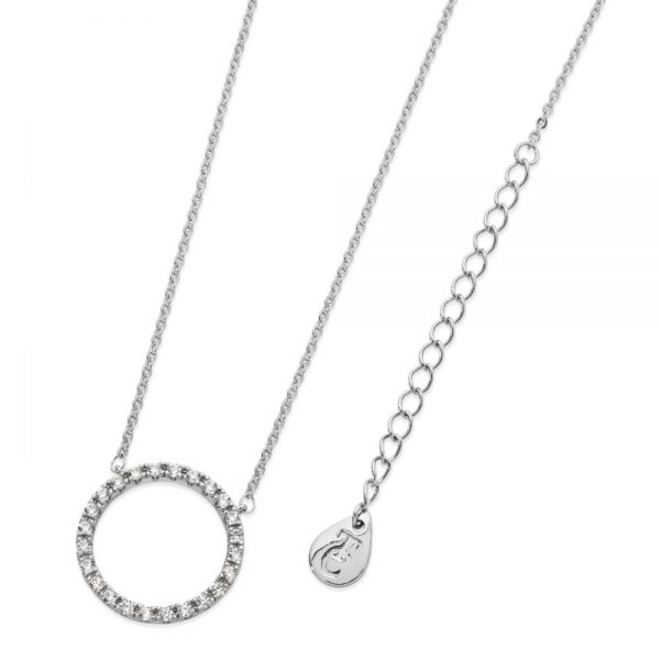 Tipperary Forever Moon Pendant Silver
