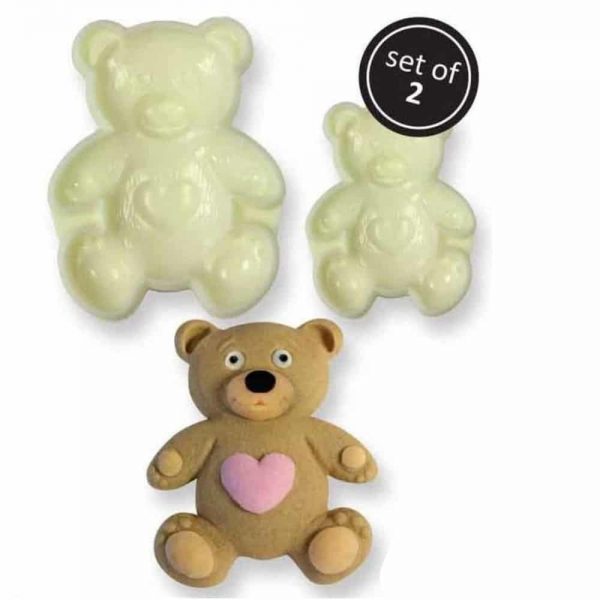 POP IT - Teddy Set of Two Moulds