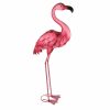 Wild Jungle Metal Standing Flamingo Ornament H89cm