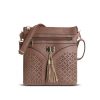 Gessy Cross Body Coffee Handbag