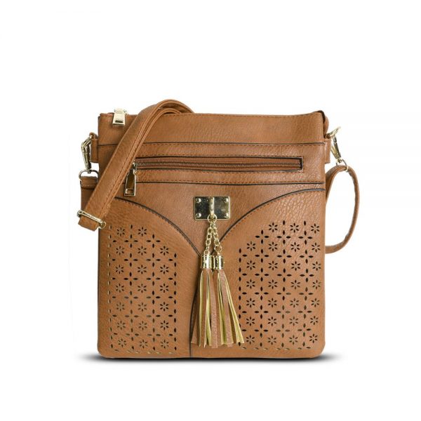 Gessy Cross Body Khaki Handbag