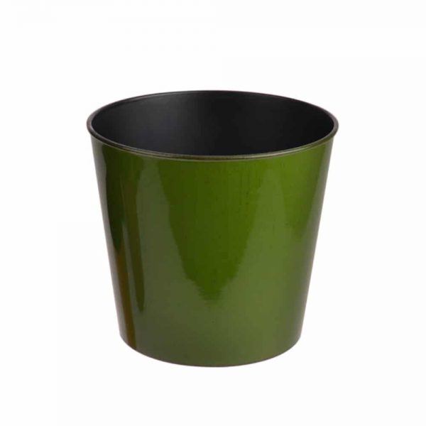 Recyclable Plastic Pot Cover 24cm Green