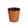 Recyclable Plastic Pot Cover Rnd 15.5cm Orange