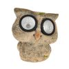Vivid Eyes Owl Ornament With Solar Light