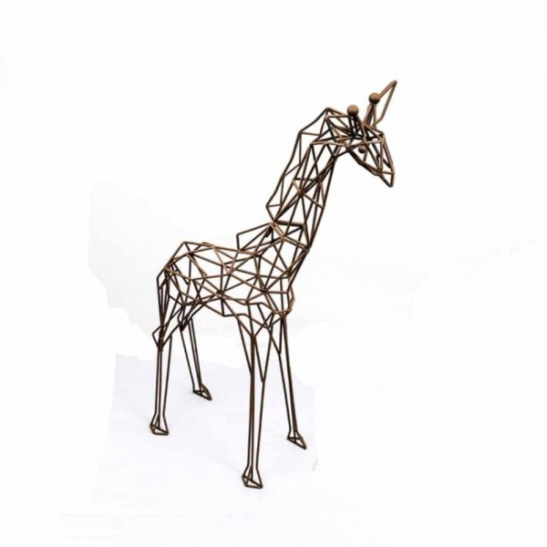 Topiary Giraffe Metal Frame Small