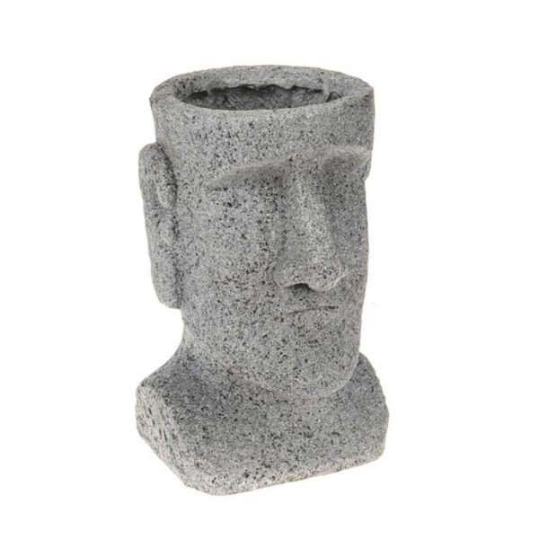 Easter Island Head Planter Concrete Small