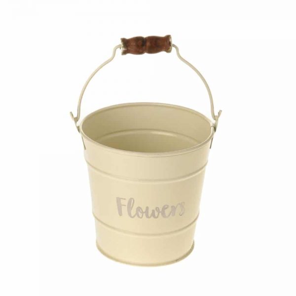 Fleur Bucket 12.5cm Ivory
