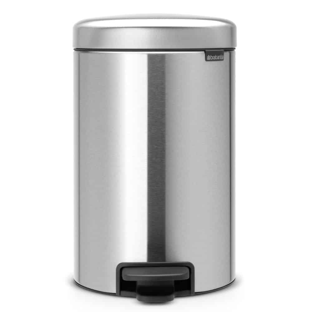 Brabantia NewIcon Pedal Bin Matt Steel 12L