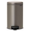 Brabantia NewIcon Pedal Bin Platinum 12L