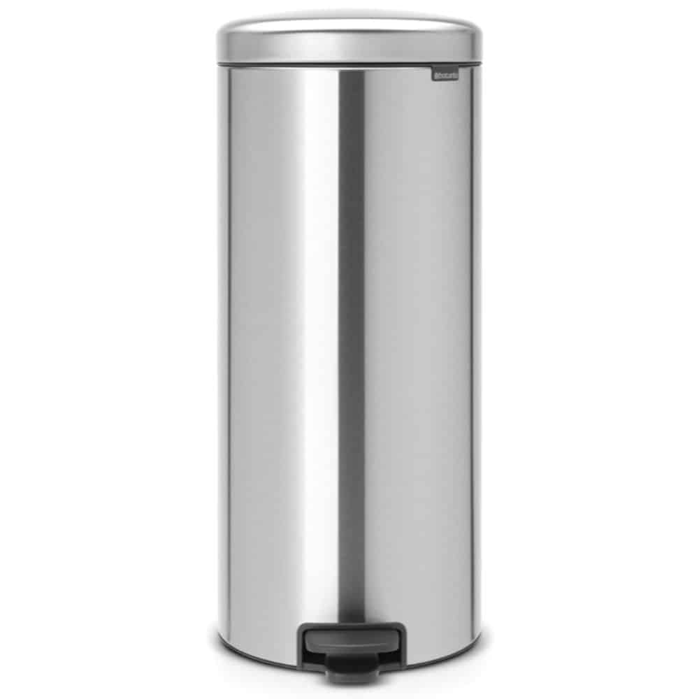 Brabantia Pedal Bin Matt Steel 30L