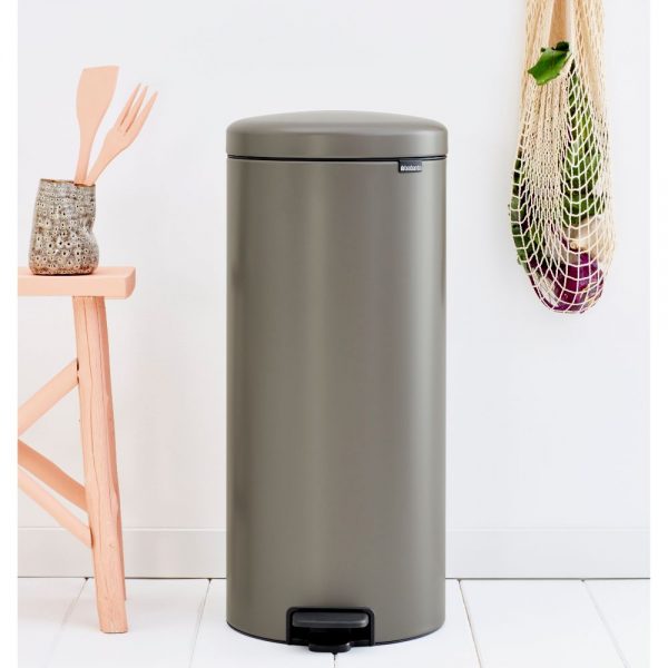 Brabantia Pedal Bin Platinum 30L