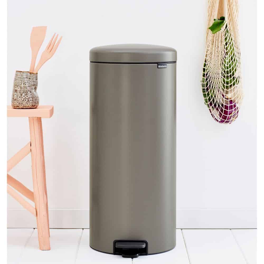 Brabantia Pedal Bin Platinum 30L