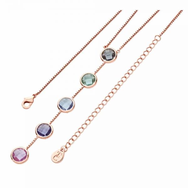 Tipperary Crystal Pastel Linear Necklace