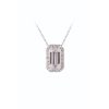 Tipperary Crystal Silver with Large CZ Pendant