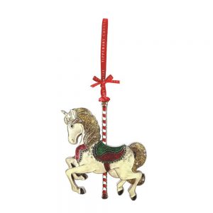 Tipperary Crystal Horse Christmas Decoration