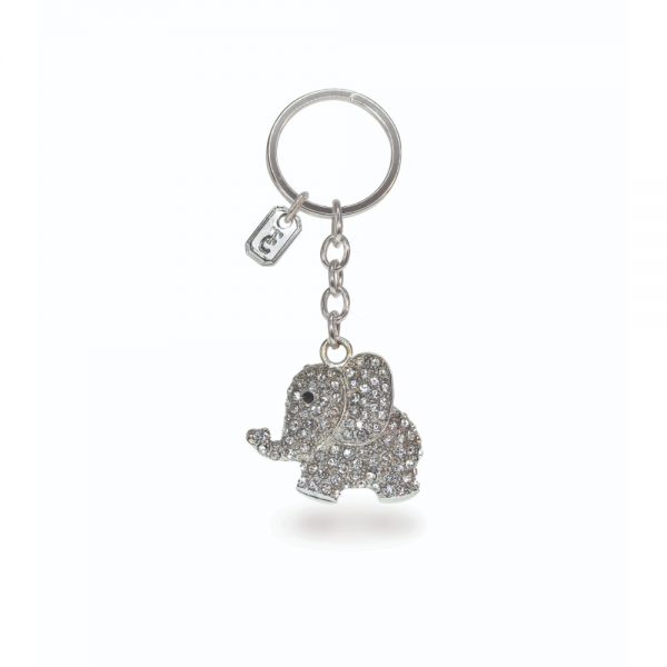 Tipperary Crystal Elephant Sparkle Keychain