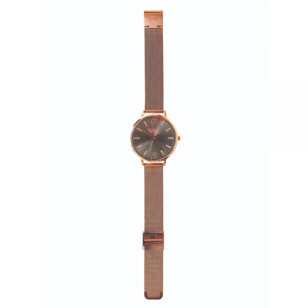 Tipperary Crystal Beverly Hills Rose Gold Watch