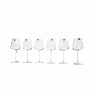 Tipperary Spiral Cut Set of 6 Wine Glasses 450ml