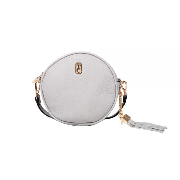 Tipperary Crystal Harper Round Cross Body Grey