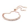 Tipperary Square Tennis Bracelet Rose Gold