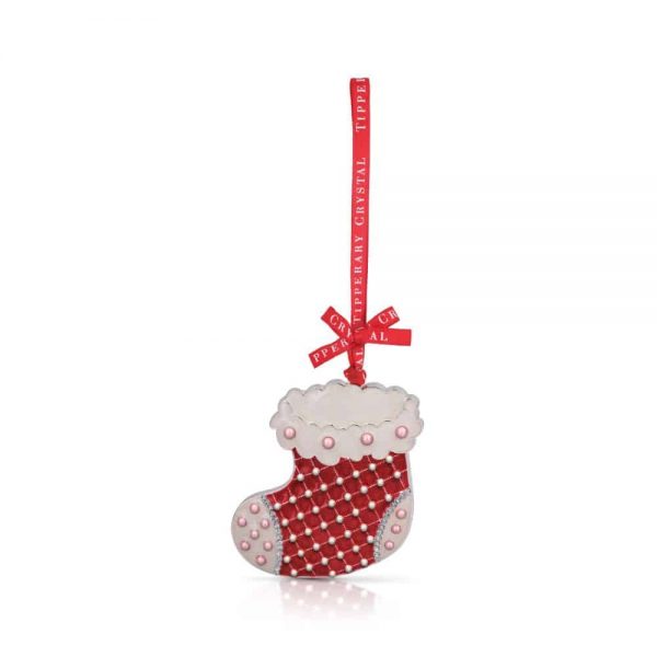 Tipperary Pearl Stocking Christmas Decoration