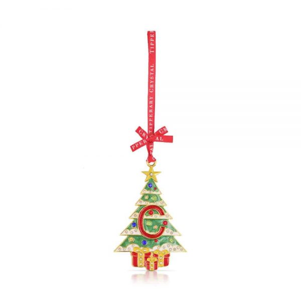 Tipperary Alphabet Christmas Tree Decoration   C