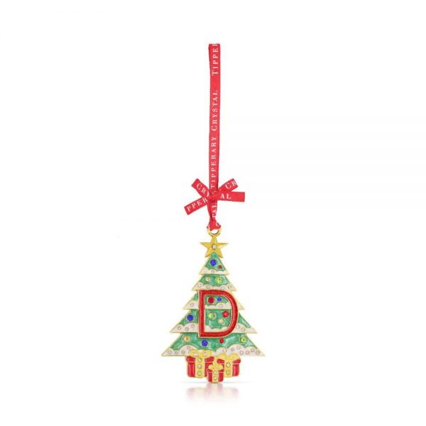 Tipperary Alphabet Christmas Tree Decoration D