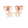 Tipperary Star Mini Stud Earrings Rose Gold