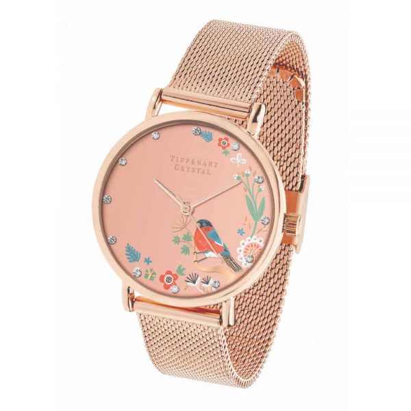 Birdy Bullfinch Rose Gold Watch